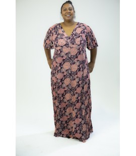 ASOS CURVE FLORAL MAXI SIZE 24
