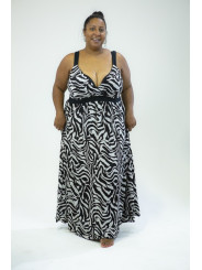 Zebra Print Dress - No brand/ No size