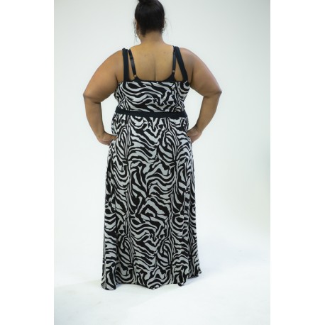 Zebra Print Dress - No brand/ No size