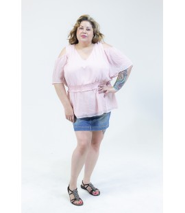 Lane Bryant Pink Blouse Size 28
