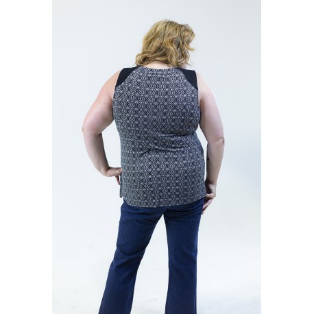 Sejour Print Top Size 3x