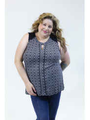 Sejour Print Top Size 3x