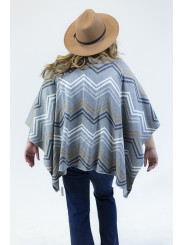 TALBOTS PRINTED PONCHO