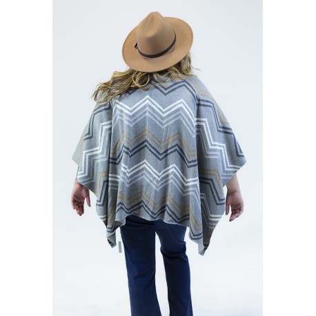 TALBOTS PRINTED PONCHO