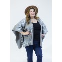 TALBOTS PRINTED PONCHO