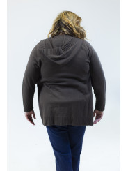 LANE BRYANT BROWN SWEATER 22/24