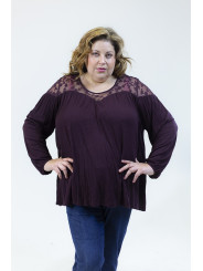 Lane Bryant Purple Top  Size 22/24