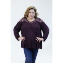 Lane Bryant Purple Top  Size 22/24