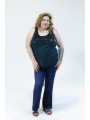 LANE BRYANT GREEN SEQUIN TANK 3X