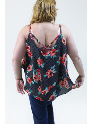 Torrid Floral Tank Top Size 4