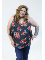 Torrid Floral Tank Top Size 4