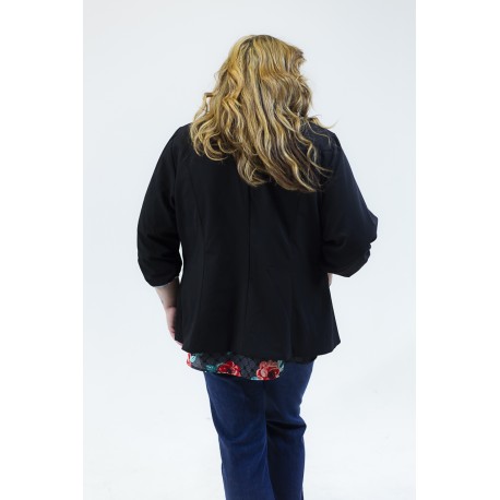 Torrid Black One Button Blazer Size 4