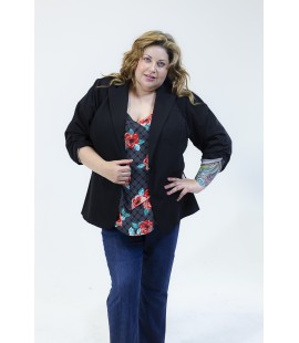 Torrid Black One Button Blazer Size 4