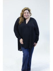 LANE BRYANT BLACK TUNIC SIZE 22/24