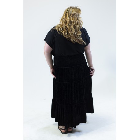LANE BRYANT BLACK VELVET SKIRT 22/24