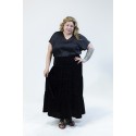 LANE BRYANT BLACK VELVET SKIRT 22/24