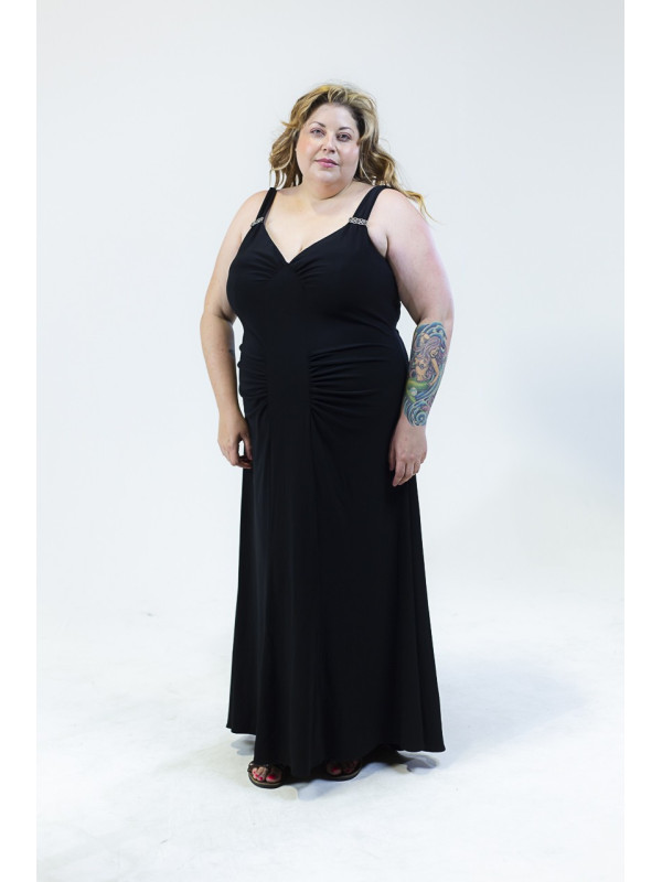 BESTY AND ADAMS BLACK MAXI DRESS
