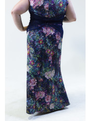 IGIGI FLORAL LACE EVENING GOWN SIZE 20 NEW SAMPLE