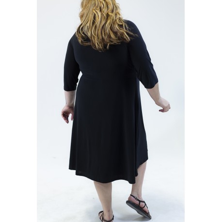 IGIG Black Warp Dress Size 22/4