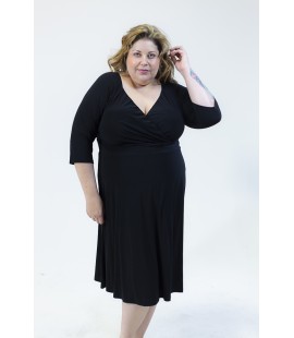 IGIG Black Warp Dress Size 22/4