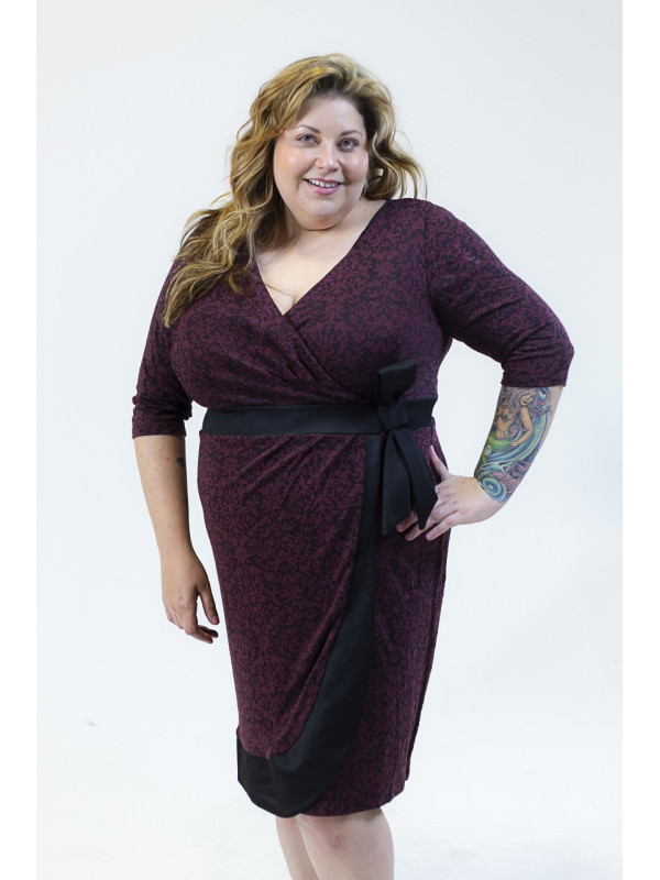 IGIGI Burgundy Lace Dress Size 18/20