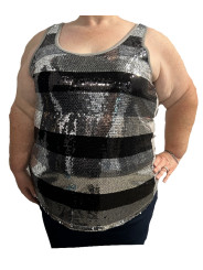 Size 18/20 Lane Bryant Sequin Top