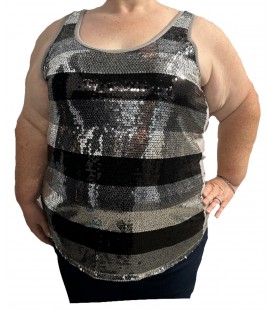 Size 18/20 Lane Bryant Sequin Top