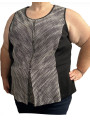 Size 3X Calvin Klein Top w/ Zipper
