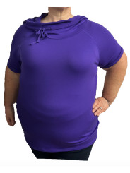Size 2X - No Brand Purple Top