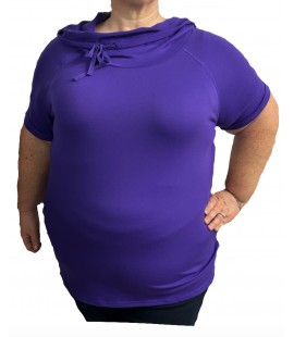 Size 2X - No Brand Purple Top
