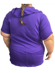 Size 2X - No Brand Purple Top