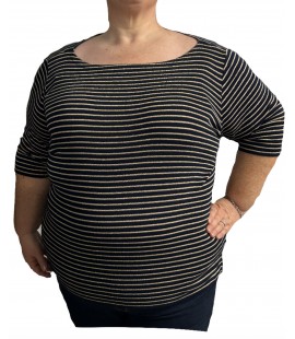 Size 3X - Ralph Lauren Striped Top