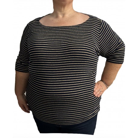 Size 3X - Ralph Lauren Striped Top