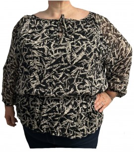 Size 2X - Coldwater Creek Pattern Top