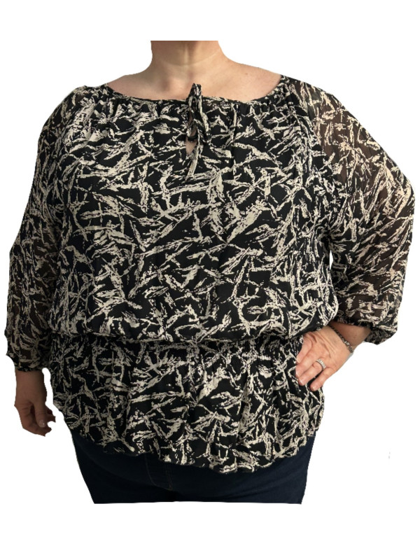 Size 2X - Coldwater Creek Pattern Top
