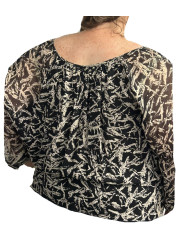 Size 2X - Coldwater Creek Pattern Top