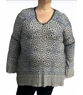 Size 2X - Jessica Simpson Patterned Top