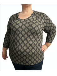 Size 2X - Lucky Brand Patterned Top