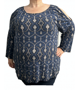 Size 4X - Chico's Patterned Top
