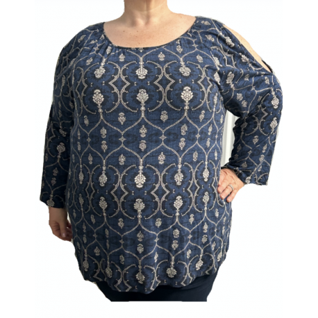 Size 4X - Chico's Patterned Top