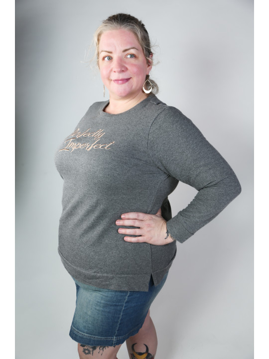 Lane Bryant Gray Sweatshirt Size 14/16 Lane Bryant Gray Sweatshirt Size 14/16