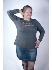 Lane Bryant Gray Sweatshirt Size 14/16