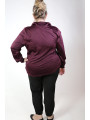 Zelos Merlot Active Half Zip Size 2X0