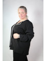 Eloquii Black Tunic Long Sleeve Size 22