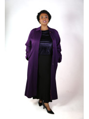 Nordstrom Purple Trenchcoat Size 16