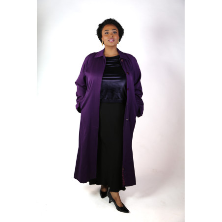 Nordstrom Purple Trenchcoat Size 16