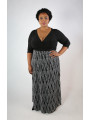 IGIGI Black and White Maxi Dress Size 18/20