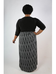 IGIGI Black and White Maxi Dress Size 18/20