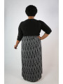 IGIGI Black and White Maxi Dress Size 18/20