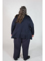 Lane Bryant Navy Blue Shawl Collar Jacket Size 26/28
